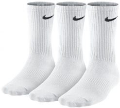 Nike Skarpety męskie Lightweight Crew 3pak białe r. 38–42 (SX4704-101). Białe skarpety męskie Nike, bez wzorów. Za 65.42 zł.