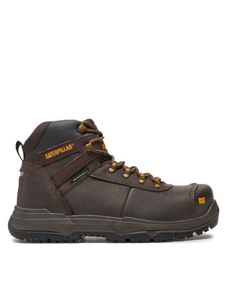 CAT Footwear Trapery Pneumatic 2.0 St S3 Wr Hro Src P725694 Brązowy. Brązowe buty zimowe męskie CAT Footwear, bez wzorów, ze skóry, bez obcasa, bez zapięcia. Za 599.99 zł.