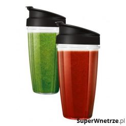 Zestaw butelek do Nutri Blenderów 2x0,8l Sencor przezroczyste. Czarne blendery Sencor. W wyprzedaży za 64.90 zł.