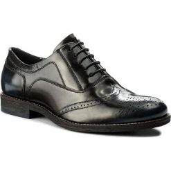 Półbuty LASOCKI FOR MEN MI08-C322-360-02. Niebieskie półbuty męskie Lasocki For Men, bez wzorów, ze skóry, bez obcasa, bez zapięcia. Za 199.99 zł.