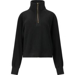 Bluza damska Athlecia Hecey. Czarne bluzy damskie Athlecia, bez wzorów, z materiału, eleganckie, bez ramiączek, bez kaptura. Za 252.00 zł.
