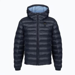 Kurtka męska Blauer USA Charles. Niebieskie kurtki męskie Blauer, l, bez wzorów, z materiału, bez kaptura. Za 1,249.00 zł.