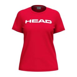 T-shirt Head Club Original Woman. Czerwone t-shirty damskie Head, bez wzorów, sportowe, bez kołnierzyka, bez ramiączek. W wyprzedaży za 117.00 zł.