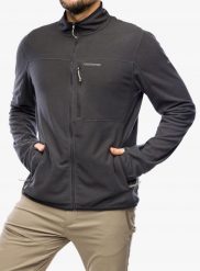 Bluza rozpinana Craghoppers NosiLife Spry Jacket - black pepper. Czarne bluzy męskie The North Face, m, bez wzorów, bez ramiączek, bez kaptura. Za 385.21 zł.
