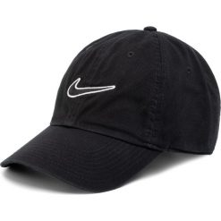 Czapka z daszkiem NIKE - 943091 010 Czarny. Czarne czapki damskie Nike, bez wzorów, z bawełny. Za 69.00 zł.