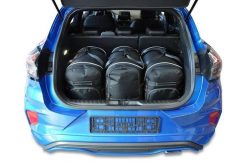 Torby Do Bagażnika Ford Puma 2019+ 3Szt Kjust. Czarne torby podróżne damskie KJUST, bez wzorów, z kauczuku. Za 944.00 zł.