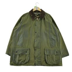 Second life - Barbour Parka męska Beaufort woskowana - Stan bardzo dobry. Zielone parki męskie Barbour, l, bez wzorów, z materiału, eleganckie, bez kołnierzyka, bez kaptura. Za 553.76 zł.