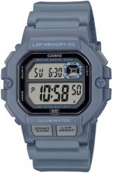 Zegarek męski Casio WS-1400H-2AVEF szary. Szare zegarki męskie Casio, bez wzorów. Za 151.18 zł.