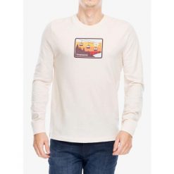 Bluza bez kaptura męska Smartwool Gondola Ride Graphic Long Sleeve Tee. Brązowe bluzy męskie Smartwool, m, bez wzorów, bez ramiączek, bez kaptura. Za 261.99 zł.