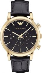 Zegarek Emporio Armani ZEGAREK MĘSKI EMPORIO ARMANI AR1917 CLASSIC CHRONO (zi059a). Zegarki męskie Emporio Armani, bez wzorów. Za 838.99 zł.