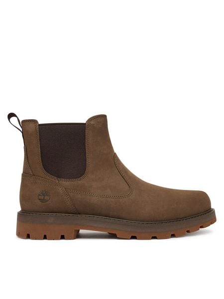Timberland Sztyblety Britton Road TB0A6A4WEM51 Brązowy. Brązowe botki męskie Timberland, bez wzorów, z nubiku, bez obcasa, bez zapięcia. Za 779.99 zł.