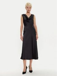 Imperial Sukienka koktajlowa AFBAIBA Czarny Slim Fit. Czarne sukienki damskie Imperial, xs, bez wzorów, z syntetyku, wizytowe, bez kołnierzyka, bez ramiączek. Za 349.99 zł.