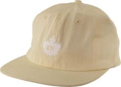 Czapka snapback 8527 K1x z bawełny, one size, z motywem Leaf Crest. Żółte czapki damskie K1X, bez wzorów, z bawełny, eleganckie. Za 171.99 zł.