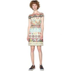 Desigual Sukienka damska Vest Elvira 18SWVKA1 1000 (rozmiar S). Spódnice damskie Desigual, s, bez wzorów, eleganckie, bez kołnierzyka, bez ramiączek. W wyprzedaży za 171.00 zł.
