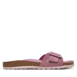 Klapki Toni Pons. Fioletowe klapki damskie TONI PONS, bez wzorów, bez obcasa, bez zapięcia. Za 219.99 zł.