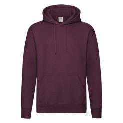 Męska Bluza Z Kapturem Premium. Brązowe bluzy męskie fruit of the loom, m, bez wzorów, bez ramiączek, z kapturem. Za 111.99 zł.