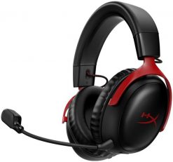 HyperX Cloud III Wireless czerwony. Czerwone słuchawki bezprzewodowe HYPERX. Za 499.00 zł.