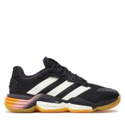 Buty halowe adidas. Czarne obuwie sportowe damskie Adidas, bez wzorów, bez zapięcia. Za 599.99 zł.