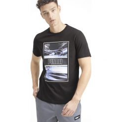 Puma Light Motion Photo Koszulka Czarny. Czarne t-shirty męskie Puma, s, bez wzorów, z bawełny, bez kołnierzyka, bez ramiączek. Za 119.95 zł.