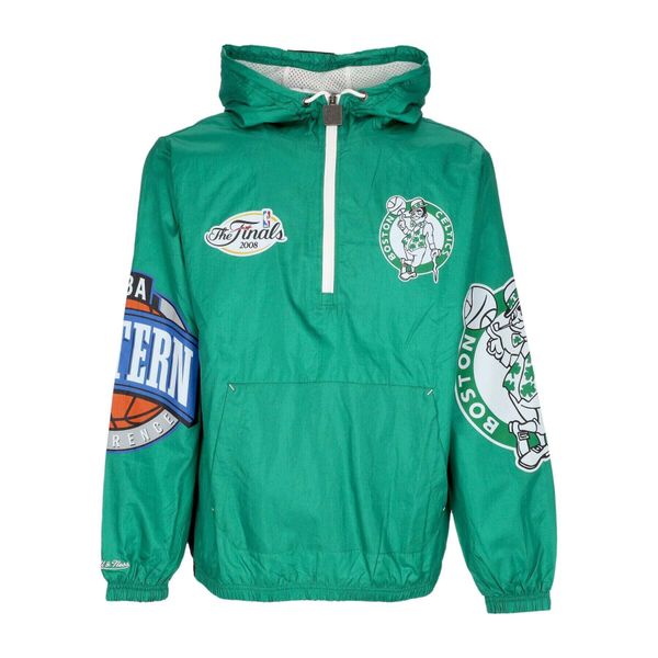 Kurtka wodoodporna Boston Celtics Team OG 2.0. Zielone kurtki męskie Mitchell & Ness, m, bez wzorów, z nylonu, bez kaptura. Za 518.00 zł.