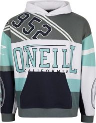 O Neill Męska bluza O'neill Collegiate Progressive Hoodie aqua sea colour block rozmiar S. Niebieskie bluzy męskie O Neill, m, bez wzorów, bez kaptura. Za 298.74 zł.