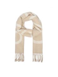 Calvin Klein Szalik LV04F8072G Beżowy. Brązowe rękawiczki damskie Calvin Klein, bez wzorów, z wełny. Za 369.99 zł.