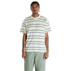 Koszulka T-shirt Dickies Glad Spring biała w paski. Białe bluzki damskie Dickies, bez wzorów, sportowe, bez kołnierzyka, bez ramiączek. W wyprzedaży za 133.10 zł.