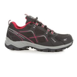 Buty trekkingowe damskie Vendeavour Regatta. Czerwone obuwie trekkingowe damskie Regatta, z materiału, bez zapięcia. Za 179.99 zł.