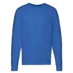Lekka Raglanowa Bluza Unisex Dla Dorosłych. Czarne bluzy męskie fruit of the loom, m, bez wzorów, bez ramiączek, bez kaptura. Za 85.99 zł.