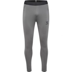 Legginsy Hummel Pro. Szare legginsy damskie Hummel, bez wzorów, sportowe. W wyprzedaży za 213.00 zł.