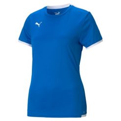 Damska koszulka Puma Team Liga. Niebieskie bluzki damskie Puma, xl, bez wzorów, sportowe, bez kołnierzyka, bez ramiączek. Za 138.50 zł.