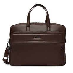 Torba na laptopa GINO ROSSI. Brązowe torby na laptopa damskie Gino Rossi, bez wzorów. Za 279.99 zł.