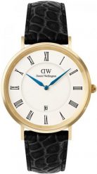 Zegarek Daniel Wellington Zegarek męski Daniel Wellington DW00100915 czarny. Czarne zegarki męskie Daniel Wellington, bez wzorów. Za 779.00 zł.