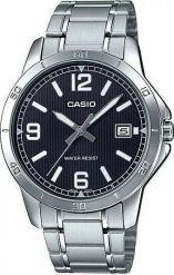 Zegarek Casio Zegarek Męski Casio COLLECTION Czarny Srebrzysty ( 41,5 mm). Czarne zegarki męskie Casio, bez wzorów. Za 127.81 zł.