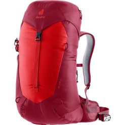 Plecak z siatką dystansową Deuter AC Lite 24 - cherry/masala. Czerwone plecaki damskie Deuter, bez wzorów, sportowe. Za 412.20 zł.