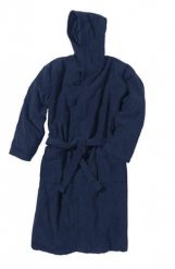 Beco szlafrok z kapturem unisex ciemnoniebieski 430 g/m². Niebieskie szlafroki damskie Beco, m, bez wzorów, z tkaniny, bez ramiączek, z kapturem. Za 373.99 zł.