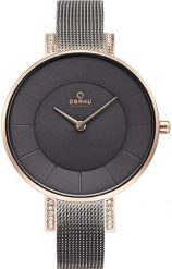 Zegarek damski Obaku Denmark V158LEVJMJ szary. Szare zegarki damskie OBAKU. Za 475.20 zł.