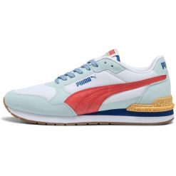Buty sportowe damskie Puma St Runner V4 L Retro Run. Niebieskie obuwie sportowe damskie Puma, bez wzorów, bez zapięcia, na fitness i siłownię. Za 390.00 zł.