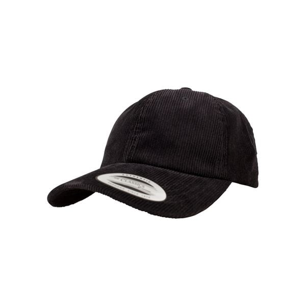 Czapka Flexfit low profile corduroy dad. Czarne czapki damskie FLEXFIT, bez wzorów, ze sztruksu, klasyczne. Za 85.85 zł.