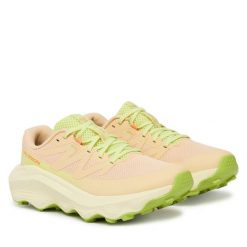 Buty do biegania Salomon. Brązowe obuwie sportowe damskie Salomon, bez wzorów, bez zapięcia, do biegania. Za 549.99 zł.