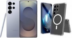 Smartfon Samsung Galaxy S25 Ultra 5G 12/1TB Niebieski (SM-S938BZB) + Etui Armor MagCase. Niebieskie smartfony SAMSUNG. Za 6,026.00 zł.