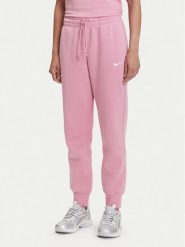 Nike Spodnie dresowe Sportswear Phoenix Fleece FZ7626 Różowy Regular Fit. Czerwone spodnie dresowe damskie Nike, bez wzorów, z bawełny. Za 239.99 zł.