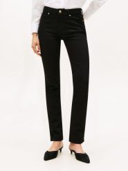 Tommy Hilfiger Dżinsy - Kobiety Bawełna czarny, 26-30. Czarne jeansy damskie Tommy Hilfiger, bez wzorów, z bawełny, eleganckie. Za 279.95 zł.