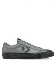 Converse Trampki Star Player 76 Luxe A12406C 053 Szary. Szare trampki i tenisówki damskie Converse, bez wzorów, ze skóry, bez zapięcia. Za 319.99 zł.