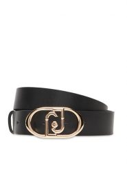 Liu Jo Pasek Hips Belt 3,5 Cm AF5242 P0062 Czarny. Czarne paski damskie Liu Jo, bez wzorów, ze skóry. Za 198.99 zł.