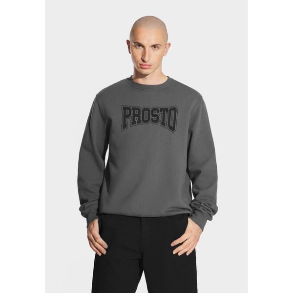 Bluza sportowa męska Prosto College bez kaptura. Czarne bluzy sportowe męskie Prosto., m, bez wzorów, bez kaptura. Za 249.99 zł.