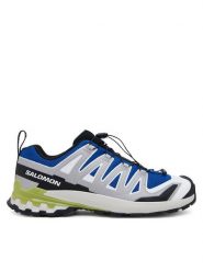 Salomon Trekkingi Xa Pro 3D V9 L47747800 Niebieski. Niebieskie trekkingi męskie Salomon, z materiału, bez zapięcia. Za 419.99 zł.