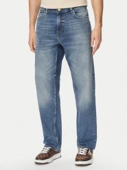 Guess Jeansy M6GA82 D0776 Niebieski Relaxed Fit. Niebieskie jeansy męskie Guess, z bawełny. Za 434.99 zł.