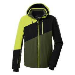 Kurtka narciarska Killtec KSW 32. Czarne kurtki sportowe męskie KILLTEC, m, bez wzorów, bez kaptura, narciarskie. W wyprzedaży za 751.50 zł.