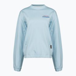 Bluza damska Napapijri B-Keith C. Niebieskie bluzy damskie Napapijri, m, bez wzorów, casualowe, bez ramiączek, bez kaptura. Za 389.99 zł.